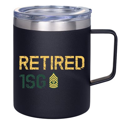 Retired First Sergeant (1SG) 12oz Stainless Steel Coffee Mug