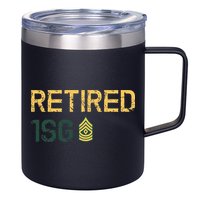 Retired First Sergeant (1SG) 12oz Stainless Steel Coffee Mug