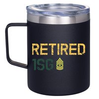 Retired First Sergeant (1SG) 12oz Stainless Steel Coffee Mug