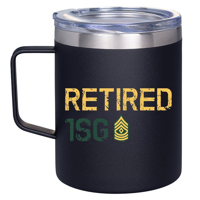 Retired First Sergeant (1SG) 12oz Stainless Steel Coffee Mug