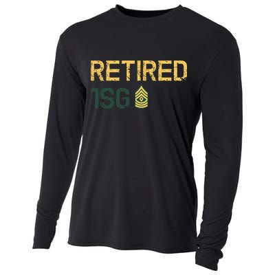 Retired First Sergeant (1SG) Cooling Performance Long Sleeve Crew