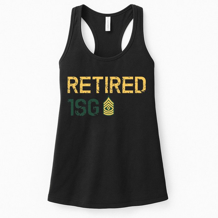 Retired First Sergeant (1SG) Womens Tank Top