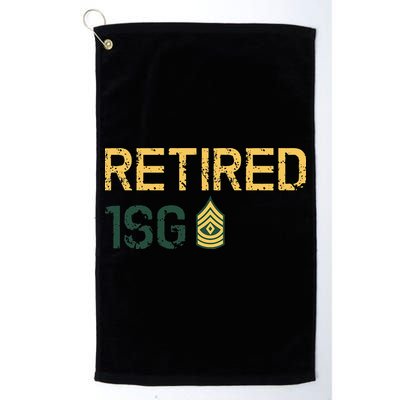 Retired First Sergeant (1SG) Golf Towel