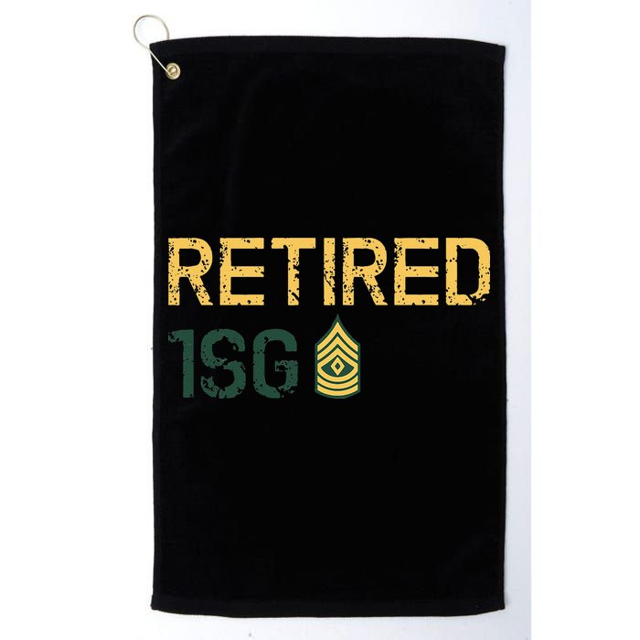 Retired First Sergeant (1SG) Golf Towel