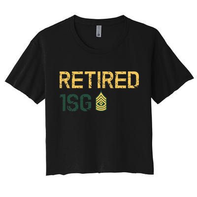 Retired First Sergeant (1SG) Crop Top