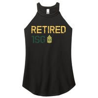 Retired First Sergeant (1SG) Women's Perfect Tri Rocker Tank