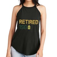 Retired First Sergeant (1SG) Women's Perfect Tri Rocker Tank