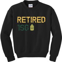 Retired First Sergeant (1SG) Kids Sweatshirt