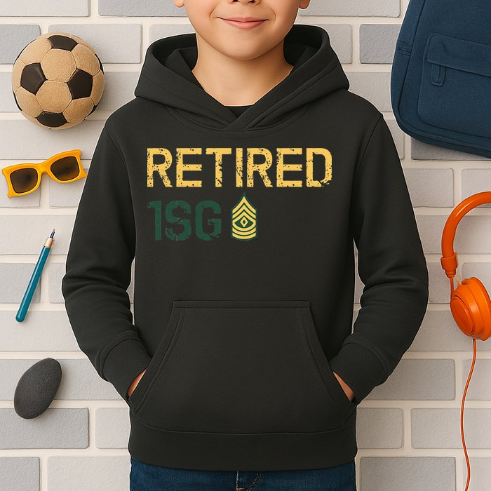 Retired First Sergeant (1SG) Kids Hoodie