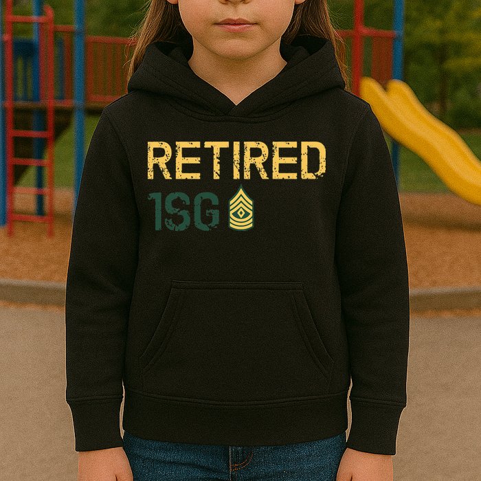 Retired First Sergeant (1SG) Kids Hoodie