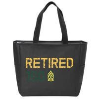 Retired First Sergeant (1SG) Zip Tote Bag