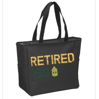 Retired First Sergeant (1SG) Zip Tote Bag