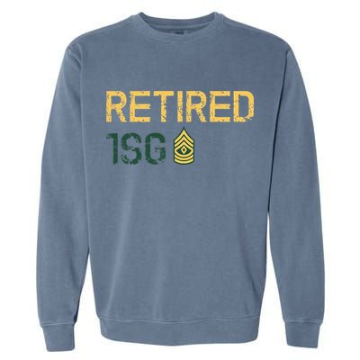 Retired First Sergeant (1SG) Garment-Dyed Sweatshirt