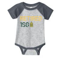 Retired First Sergeant (1SG) Infant Baby Jersey Bodysuit