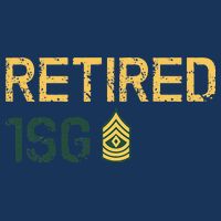 Retired First Sergeant (1SG) Infant Baby Jersey Bodysuit