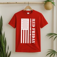 RED Friday Support Our Troops Remember Everyone Deployed T-Shirt