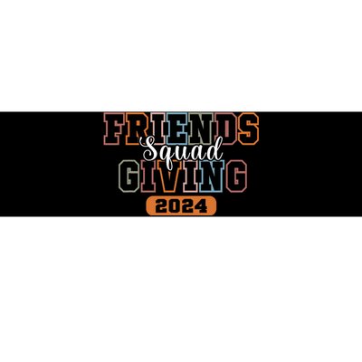 Retro Friendsgiving Squad 2024 Thanksgiving Friendsgiving Bumper Sticker