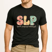 Retro Floral Slp Speech Language Pathologist Speech Therapy Performance Shirt