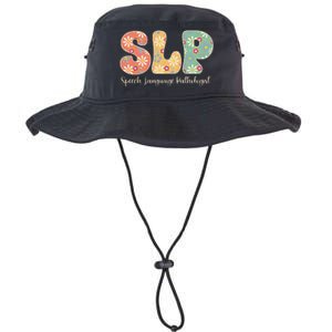 Retro Floral Slp Speech Language Pathologist Speech Therapy Legacy Cool Fit Booney Bucket Hat