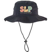 Retro Floral Slp Speech Language Pathologist Speech Therapy Bucket Hat