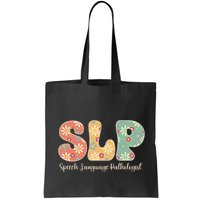 Retro Floral Slp Speech Language Pathologist Speech Therapy Bag