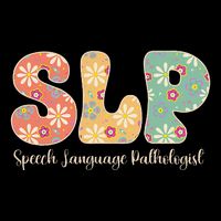 Retro Floral Slp Speech Language Pathologist Speech Therapy Bag