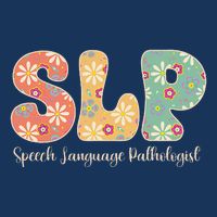 Retro Floral Slp Speech Language Pathologist Speech Therapy Infant Baby Jersey Bodysuit