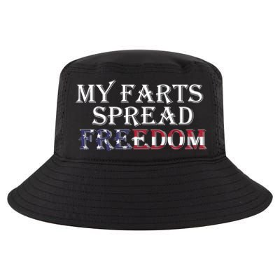 Redneck Farts Spread Freedom Country Joke Usa Flag Humor Gift Cool Comfort Performance Bucket Hat