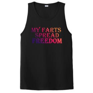 Redneck Farts Spread Freedom Country Joke Usa Flag Humour Gift PosiCharge Competitor Tank