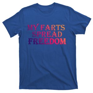 Redneck Farts Spread Freedom Country Joke Usa Flag Humour Gift T-Shirt