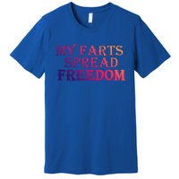 Redneck Farts Spread Freedom Country Joke Usa Flag Humour Gift Premium T-Shirt