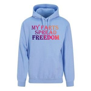 Redneck Farts Spread Freedom Country Joke Usa Flag Humour Gift Unisex Surf Hoodie