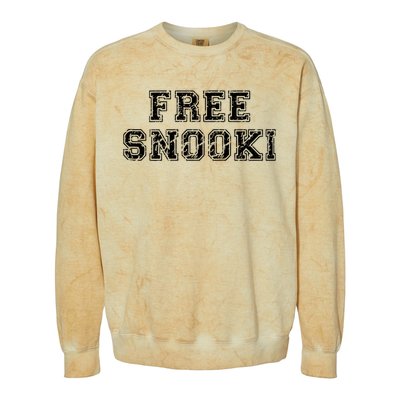 Retro Free Snooki Vintage Design Colorblast Crewneck Sweatshirt