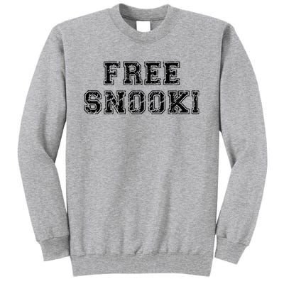 Retro Free Snooki Vintage Design Tall Sweatshirt