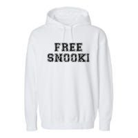 Retro Free Snooki Vintage Design Garment-Dyed Fleece Hoodie