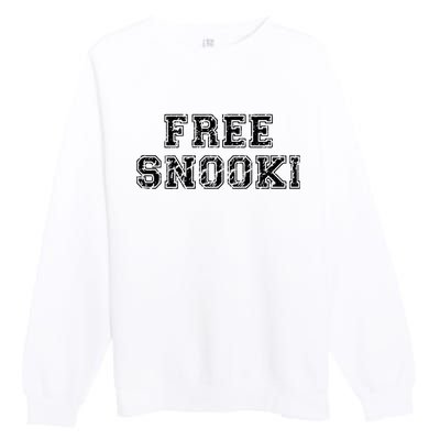 Retro Free Snooki Vintage Design Premium Crewneck Sweatshirt