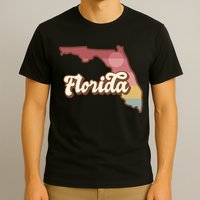 Retro Florida Sunset T-Shirt