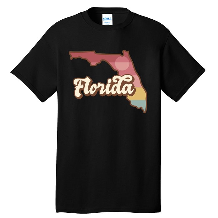 Retro Florida Sunset Tall T-Shirt