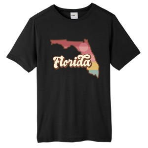 Retro Florida Sunset Tall Fusion ChromaSoft Performance T-Shirt