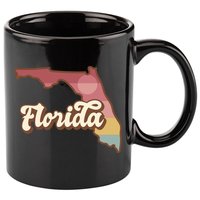 Retro Florida Sunset 11oz C Handle Ceramic Mug