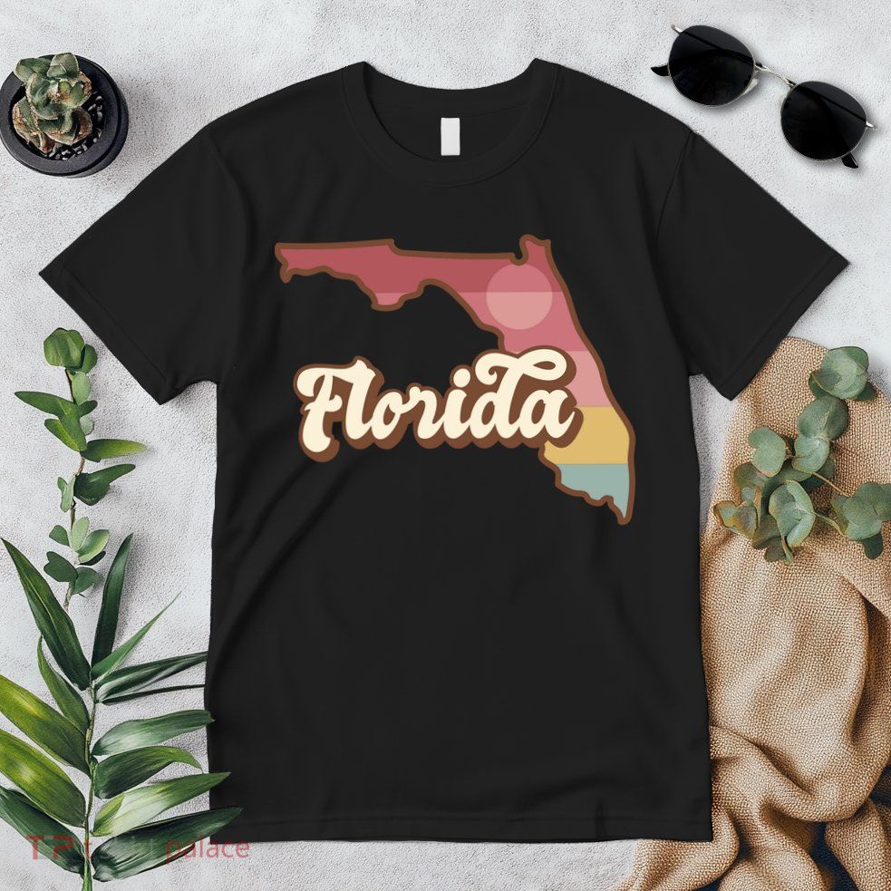 Retro Florida Sunset Premium T-Shirt