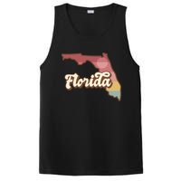 Retro Florida Sunset PosiCharge Competitor Tank