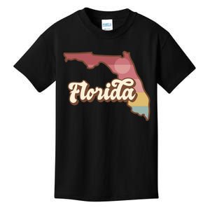 Retro Florida Sunset Kids T-Shirt