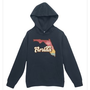 Retro Florida Sunset Urban Pullover Hoodie