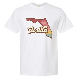 Retro Florida Sunset Garment-Dyed Heavyweight T-Shirt