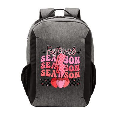 Retro Festival Season Strawberry Checkered Lightning Summer Vector Backpack