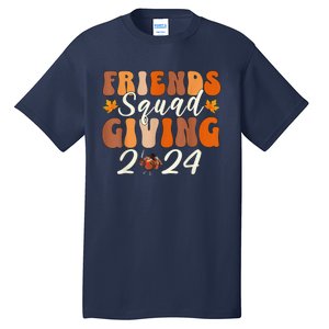 Retro Friendsgiving Squad 2024 Thanksgiving Friendsgivin Tall T-Shirt