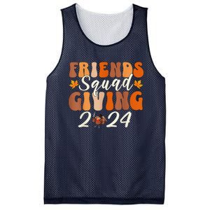 Retro Friendsgiving Squad 2024 Thanksgiving Friendsgivin Mesh Reversible Basketball Jersey Tank