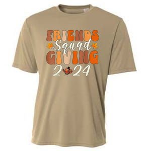 Retro Friendsgiving Squad 2024 Thanksgiving Friendsgivin Cooling Performance Crew T-Shirt