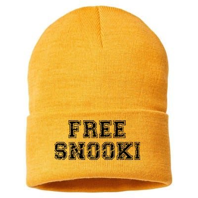 Retro Free Snooki Vintage Design Sustainable Knit Beanie